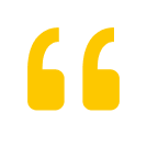 icon_quotes - CurioBuddy Quotes Icon in yellow