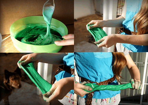 Making-Slime - CurioBuddy Slime experiment