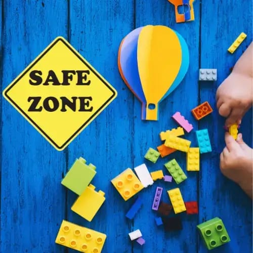 Safe-and-secure-learning - CurioBuddy Learning zone with kids which they find safe at Curiobuddy that fosters creativity, curiosity and confidence in students