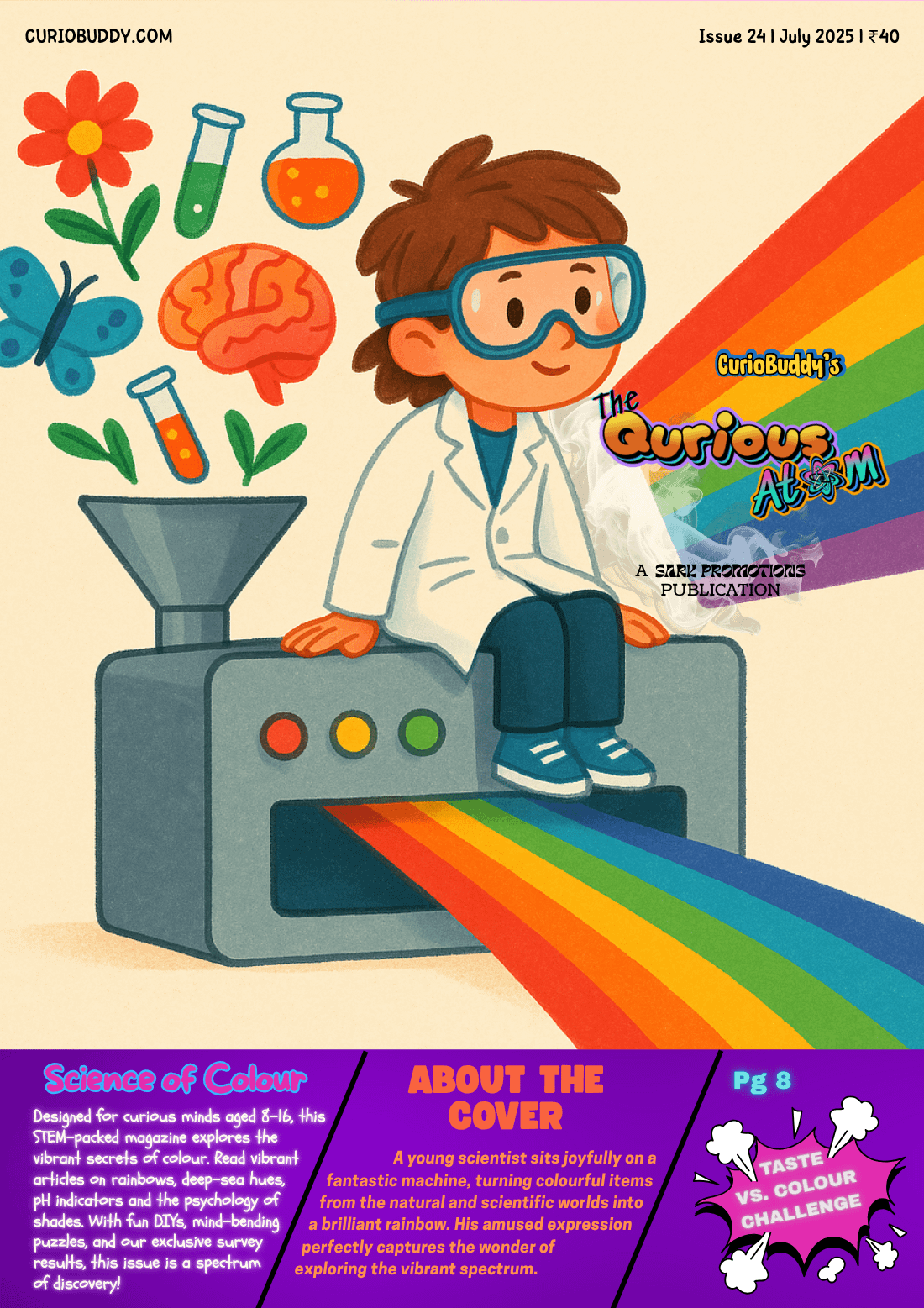 The Qurious Atom: STEM Magazine for Kids | Science Experiments